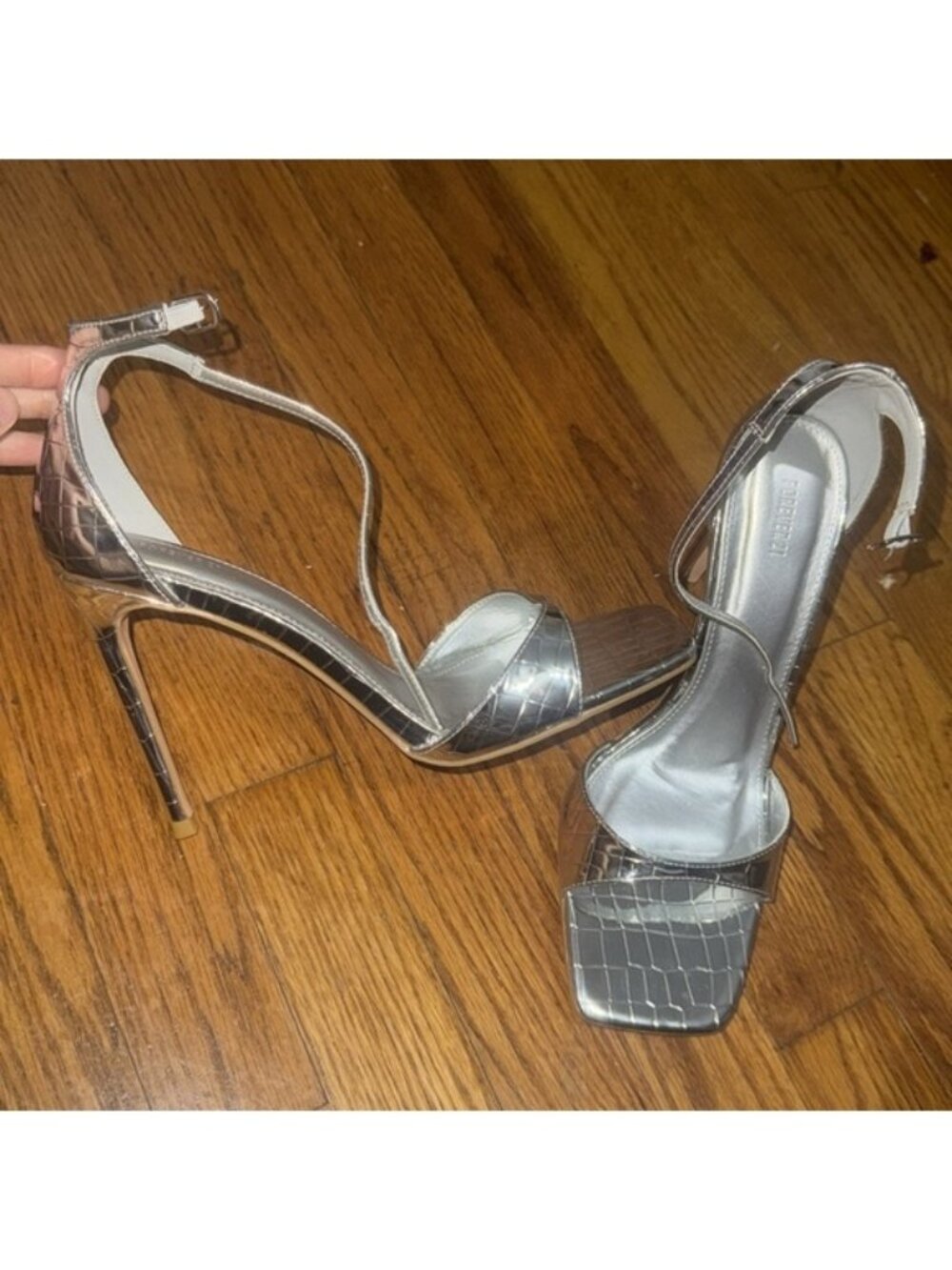 Forever 21 heels shiny cute heel womens shoes size 10